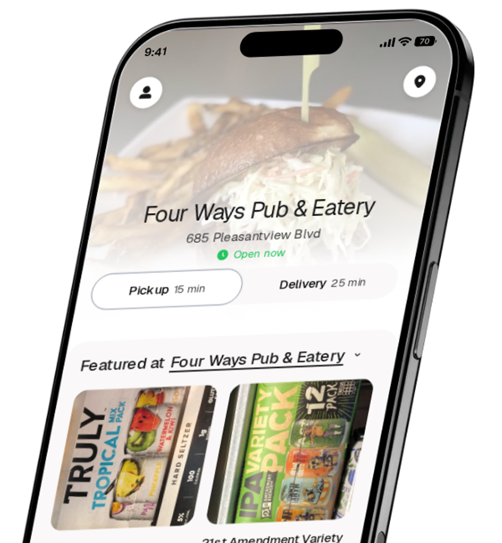 Four Ways Pub & Eatery app preview